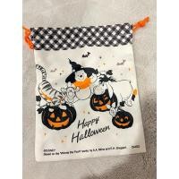 ราคา กระเป๋าผ้าหูรูด ลายหมีพู Theme ฮาโลวีน (28715164389)