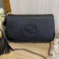 ราคา gucci soho crossbody สีดำ new (3490547969)