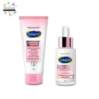 ราคา Cetaphil(เซตาฟิล) Bright Healthy Radiance Gentle Renewing Cleanser 100กรัมและPerfecting Serum 30 มล. (25800007098)
