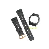 ราคา สายและกรอบg-shockของแท้ครบชุดรุ่นdw-56rtb / gw-5600j สีดำด้าน (50200137951)