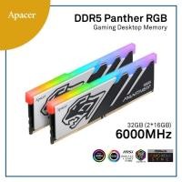 ราคา RAM APACER PANTHER RGB DDR5 32GB (16GBx2) 6000MHz RAM APACER PANTHER (AH5U32G60C5129BAA-2) (26366031391)