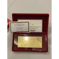 ราคา แผ่นทองคำที่ระลึกตราสัญลักษณ์งานเฉลิมพระเกียรติเนื่องในโอกาสมหามงคลเฉลิมพระชนมพรรษา พระเจ้าหัวอยู่ฯแบบ ทองคำล้วน (5681877526)