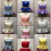 ราคา #ชุดไทยเกาะอกผ้าไหม แถมฟรีสไบลูกไม้ใส่ออกงานแยกชิ้น เสื้อเกาะอกชายย้วย ‼️ฟรีสไบลูกไม้เข้าชุด (54105687433)