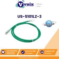 ราคา Interlink US-5101LZ-3 สายแลน CAT 6 RJ45-RJ45 Patch Cord, LSZH 1 M. (สีเขียว) By Vnix Group (18584854454)