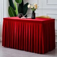 ราคา สีแดง ผ้าปูโต๊ะจับจีบ ผ้าปูโต๊ะอาหาร (25167088442)
