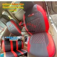 ราคา หุ้มเบาะ vigo ชุดหุ้มเบาะรถยนต์ หุ้มเบาะรถ คู่หน้าแค็ปและสี่ประตู เบาะหลัง รุ่น 4 ประตู (13203829700)