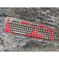 ราคา เซ็ตปุ่มคีย์แคป PBT Keycap Doubleshot ไฟลอด สีเทา แดง 106 ปุ่ม Keycap Thai คีย์แคป ปุ่มคีย์บอร์ด Mechanical Keyboard (5341433897)