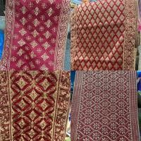 ราคา สไบปักสีแดง สไบแพรปัก พร้อมส่ง สไบองค์เทพ สไบเจ้าสาว (17896014608)