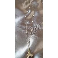 ราคา สร้อยคอปาหะพลอยไพฑูรย์ประดับเพชรกุหลาบ (5596141215)