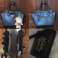 ราคา กระเป๋าสะพายได้หิ้วได้ แบรนด์ญี่ปุ่น Samantha Vega ของแท้ 100% มาพร้อมตุ๊กตาหมีสุดชิค (1336074079)