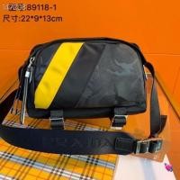 ราคา PRADA PRADA Mens Bag Mens Casual Style Messenger Bag Size: 22 * 9 * 13cm วัสดุ: ผ้าพร้อมหนังวัวชั้นหนึ่ง (48007342837)