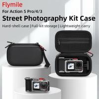 ราคา Flymile Handle Grip Cage กระเป๋าสําหรับ DJI Action 5 Pro/4/3 กระเป๋าเก็บ Anti-scratch กระเป๋าถือกระเป๋าเดินทางกล้องอุปกรณ์เสริม (53557733039)