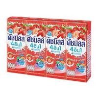 ราคา ดัชมิลล์ 4 อิน 1 ไมโคร แอคทีฟ โยเกิร์ตพร้อมดื่มยูเอชที รสสตรอว์เบอร์รี่ 180 มล. แพ็ค 4 (22744541824)