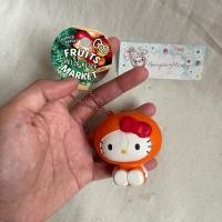 ราคา พวงโมเดลสกุชชี่คิตตี้พวง ชุดผลไม้ Sanrioมือสอง มีรอยตามภาพ! (27181447013)