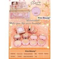ราคา 81218-03 แป้ง แป้งพัฟ 2 ชั้น kiss beauty smooth powder แป้งพัฟ เครื่องสําอาง beauty (8685813767)