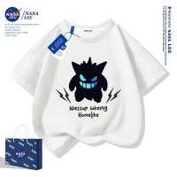 ราคา NASA เสื้อยืดเด็กสไตล์อเมริกัน 2025 ผ้าฝ้าย 100% แขนสั้น ลายโปเกมอน สำหรับหน้าร้อน (28732387245)