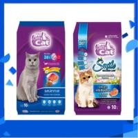 ราคา อาหารเม็ดแมว Catty Cat FT69 รสปลาทะเล , FT16 รสแซลมอล บำรุงครบถ้วน! แมวโตแข็งแรง ถุงใหญ่ 10 kg. (41010306051)