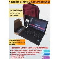 ราคา โน๊ตบุ๊คมือสอง ราคาถูก Notebook Lenovo Core i3 Gen3 Ram 4G VGA 2G SSD 120GB แบตเตอรี่เก็บไฟ ของแถมใหม่4รายการ (18269970935)