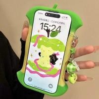 ราคา การ์ตูนการ์ตูนสามมิติสนุก Apple Core iPhone4/4s Apple 5/5se เคสโทรศัพท์ 14 ซิลิโคน 13/16pro หญิง (51554326286)