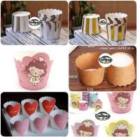 ราคา ถ้วยคัพเค้กอบได้ ถ้วยกระดาษ/หัวใจ/valentines/ สีทอง/สีเงิน ลายน่ารักขนาดก้น 5ซม. (28083142131)