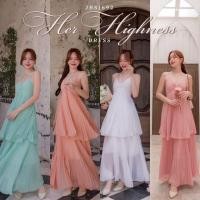 ราคา ส่งต่อ Her Highness Dress ร้าน Joobs studio size xs/s สี ชมพู/เขียวมิ้น (28066464028)