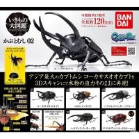 ราคา (เพิ่ม5เขาพร้อมส่ง) กาชาปองด้วงกว่าง Gashapon Bandai Kuwagata Hercules Beetle Action Vol.02 โมเดลสัตว์ (19868322239)