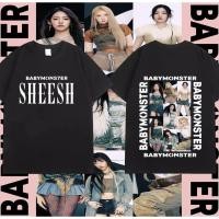 ราคา 【hot t-shirts】Babymonster T-Shirt BABYMONS7ER 2024 Men And Women S-4XL S-5XL (26004038709)