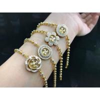 ราคา สร้อย ข้อมือกังหันสามกษัตริย์ ทองแท้18K เคลือบทองคำขาว รับเทรินพร้อมประกันเพชร ราคา 390 บาท (5255045238)