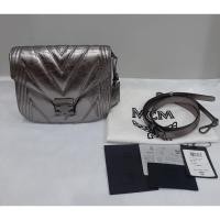 ราคา Used MCM crossbody patricia quilted berlin silver ของแท้ 100% (9602045653)