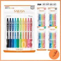 ราคา Zebra Sarasa Clip Gel Pen Set - Multiple Colors and Sizes (25043233218)