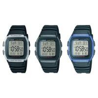 ราคา Casio Standard นาฬิกาข้อมือผู้ชาย สายเรซิ่น รุ่น W-96H(W-96H-1A,W-96H-1B,W-96H-2A) (26010580724)