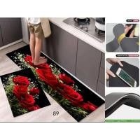 ราคา แผ่นรองครัวกันลื่นแบบนุ่ม 2-in-1 || พรมเช็ดเท้า40*60/40*120 || พรมเช็ดเท้ากันลื่นสุดคลาสสิค (56851865931)