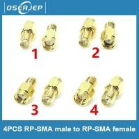 ราคา JX Connector The factory sales 4pcs/set SMA to SMA adapter RP-SMA male to RP-SMA female connector 4 type cheap fast ship (2111881043)