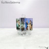 ราคา พระคริสต์ เครื่องประดับรถยนต์แก้วคริสตัลหมุนสามมิติพระแม่มารีย์ (19576294114)