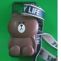 ราคา เคส oppo A93 มีสายคล้อง มีกระเป๋าหน้าเป็นน้องหมี สีน้ำตาล มีซิปด้วยค่ะ มือสอง สภาพดี (11807500890)