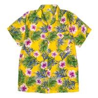 ราคา 7ไซส์ S-4XL เสื้อลายดอกสงกรานต์ โทนสีสด สีเหลือง สวยสดใส เสื้อเชิ้ตฮาวาย Hawaiian Shirt HW288 (27276751747)