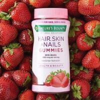 ราคา ของเเท้ 100% วิตามินเยลลี่ Nature's Bounty hair skin nails Gummies 80 เม็ด (4276296973)
