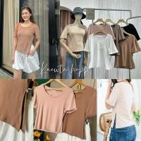 ราคา เสื้อยืด เสื้อ ผ่าข้าง คอกลม ไซส์ใหญ่ matinee kaewtashopp (23168588596)