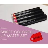 ราคา Purebeau sweet colourful lip matte set (3114968120)
