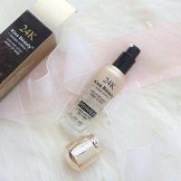ราคา ไพรเมอร์ทองคำ 24K Kiss Beauty Golden Edition With Pure Gold Make-up Base ของแท้ (682639510)