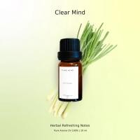 ราคา น้ำมันหอมระเหย 100% กลิ่น Clear Mind (ตะไคร้หอม CITRONELLA ESSENTIAL OIL) แบบเยาะ เปิดฝาใช้ได้เลย ขนาด 10ml Pure (7378785341)