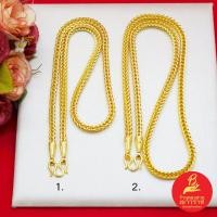 ราคา สร้อยคอทองลายสี่เสาหัวจรวด น้ำหนักเทียบเท่า 3,5 บาท ความยาว 20,24 นิ้ว ทองชุบ ทองปลอม ใส่แทนของแท้ได้ งานสวย พร้อมส่ง (43672551126)
