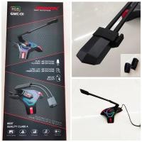 ราคา MICROPHONE+Mouse Bungeeหรือตัวยึดสายเมาส์ 2 ชิ้น ถอดได้ ไมค์USB ไฟRGB ตัดเสียงรบกวน(GADONX GMC-01 SMART MICROPHONE) (10866285073)