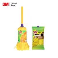 ราคา 3M Scotch-Brite Yellow Mop + Refill สก๊อตช์-ไบรต์® เยลโล่ม็อบ + รีฟิล (10682240717)
