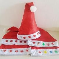 ราคา หมวกซานต้ามีไฟ หมวกคริสมาสมีไฟ (43104119755)