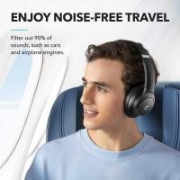 ราคา Soundcore By Anker Q20i Hybrid Active Noise Cancelling Headphones, Wireless Over-Ear Bluetooth, 40H (29454300011)