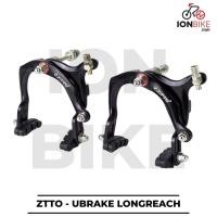 ราคา คู่ Longreach ZTTO เบรคชุด U-เบรค Racing Bike 700c 27 Old School Long Reach Arm ยาวอลูมิเนียม MTB Mini Velo Minion Seli พับ 700 c BMX Federal MiniTrek (44904436747)
