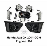 ราคา ไฟเดไลท์ Drl Honda jazz gk ปี2014-2016 พร้อมไฟตัดหมอก (40503125854)