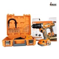 ราคา สว่านไร้สาย 3ระบบ IMAX IMDT-20V (แบต2ก้อน) กล่องพลาสติก มีระบบกระแทก เจาะปูนได้ Together (14709692926)