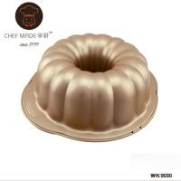 ราคา พิมพ์เค้ก Bundt Cake เทปล่อน สีทอง WK9030 Chefmade 31*24*8.8 cm (15020582449)